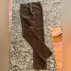 Ann Taylor Brown Corduroy Pants Relaxed Fit